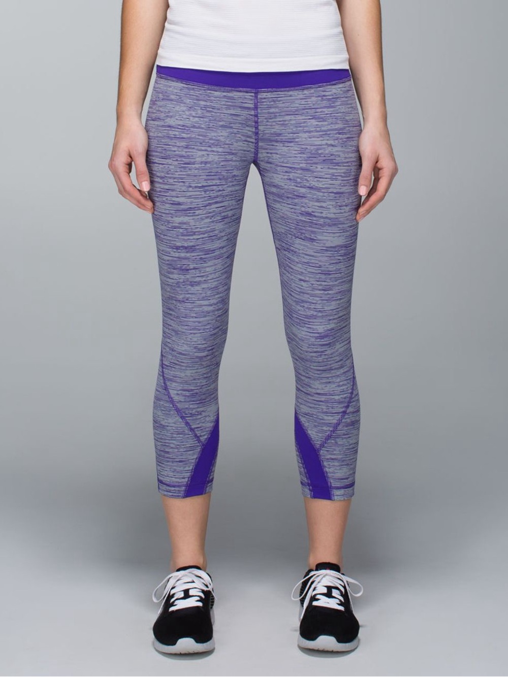 Lululemon Run: Inspire Crop II *All Luxtreme Wee Are From Space Brusied Berry